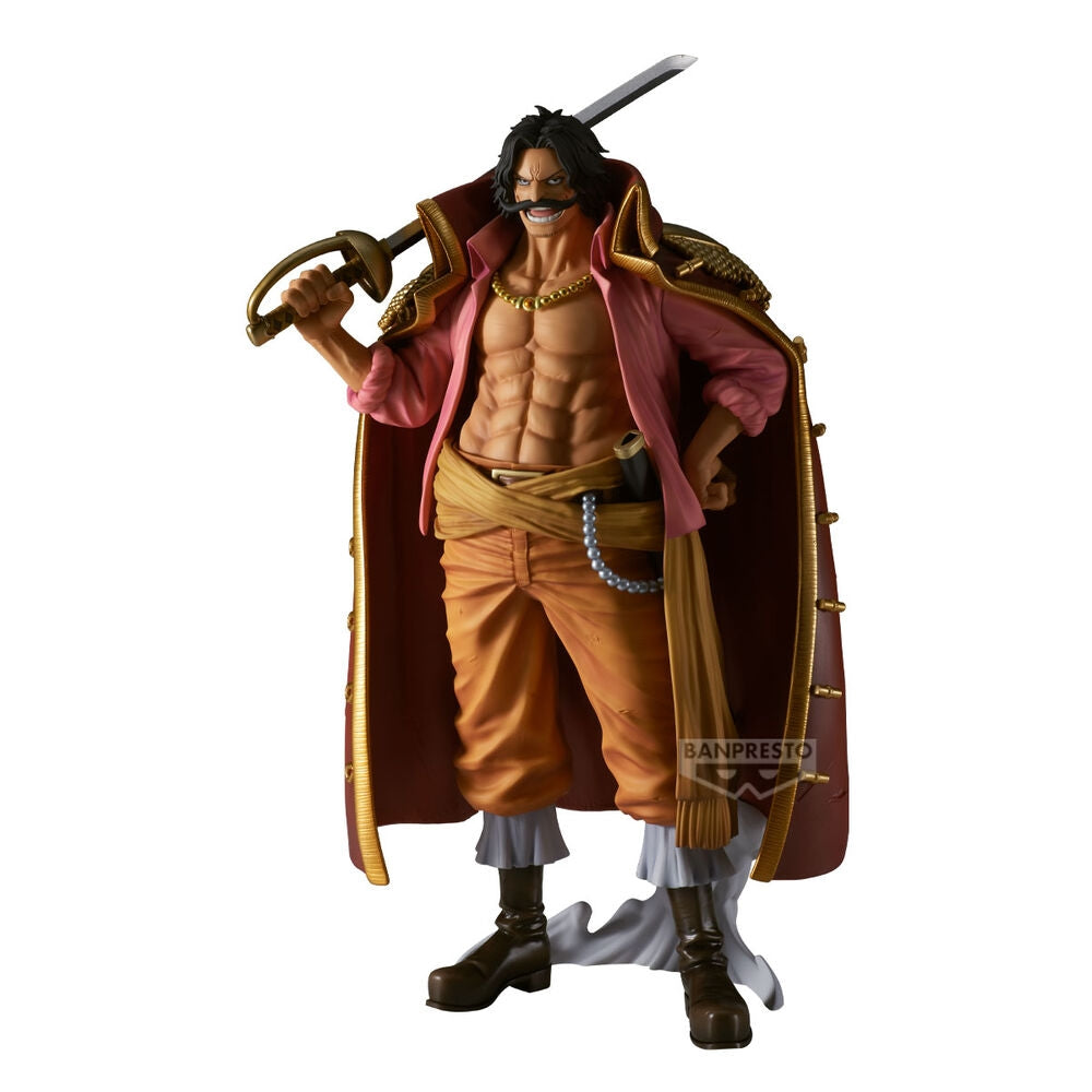 One Piece Gol D. Roger-figur, 30 cm samlarleksak