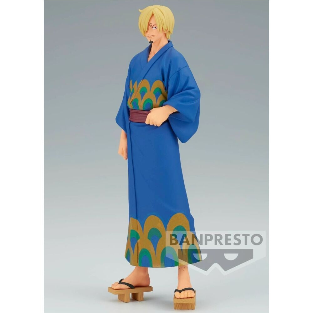 One Piece Grandline Series Sanji Figur, 17 cm, Wanokuni Yukata