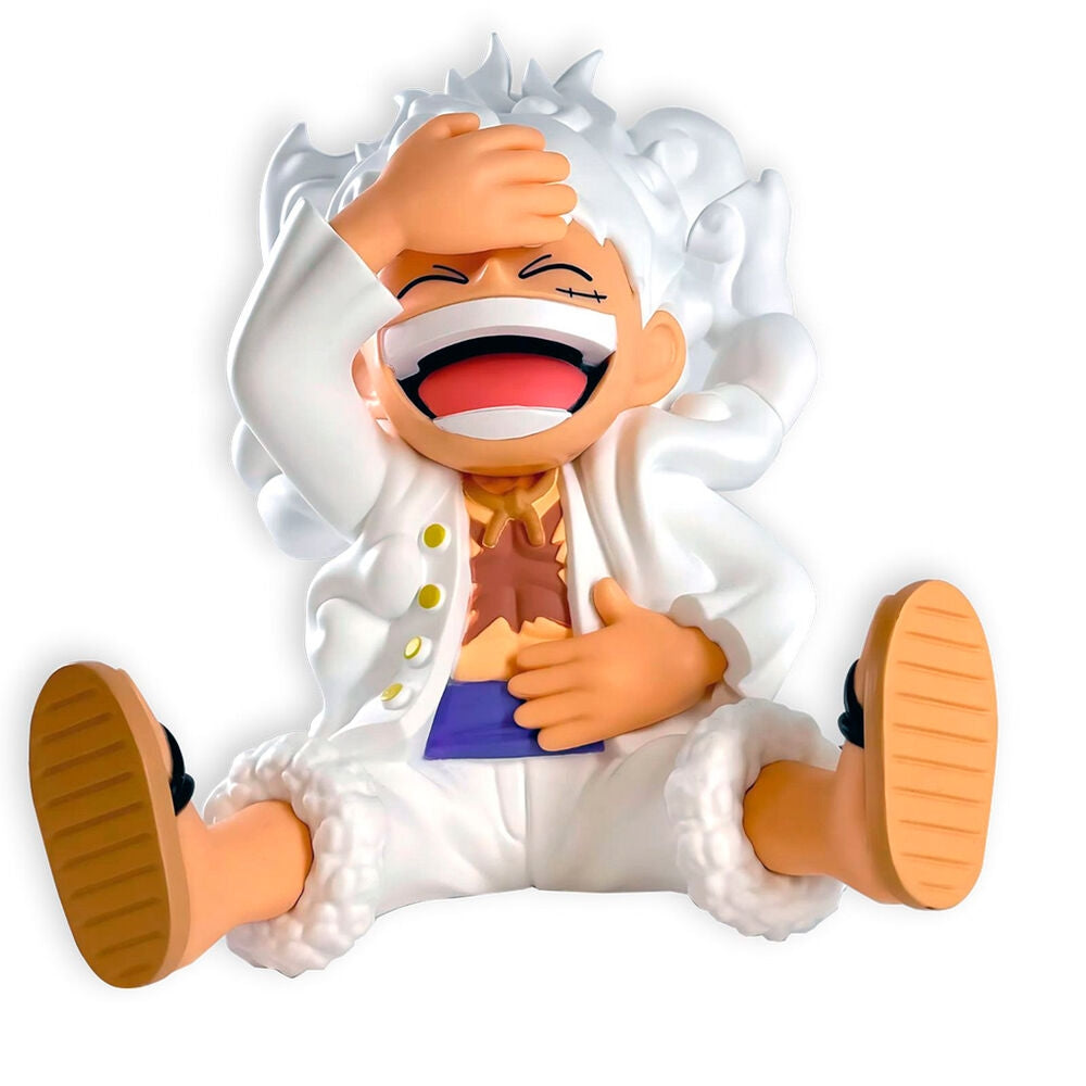 One Piece Luffy Gear 5 figur, 15 cm pengalåda