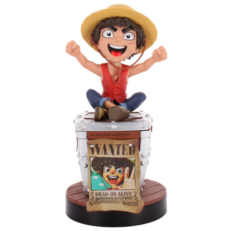 One Piece Luffy Wanted Poster Display Stand, 20 cm Cable Guy