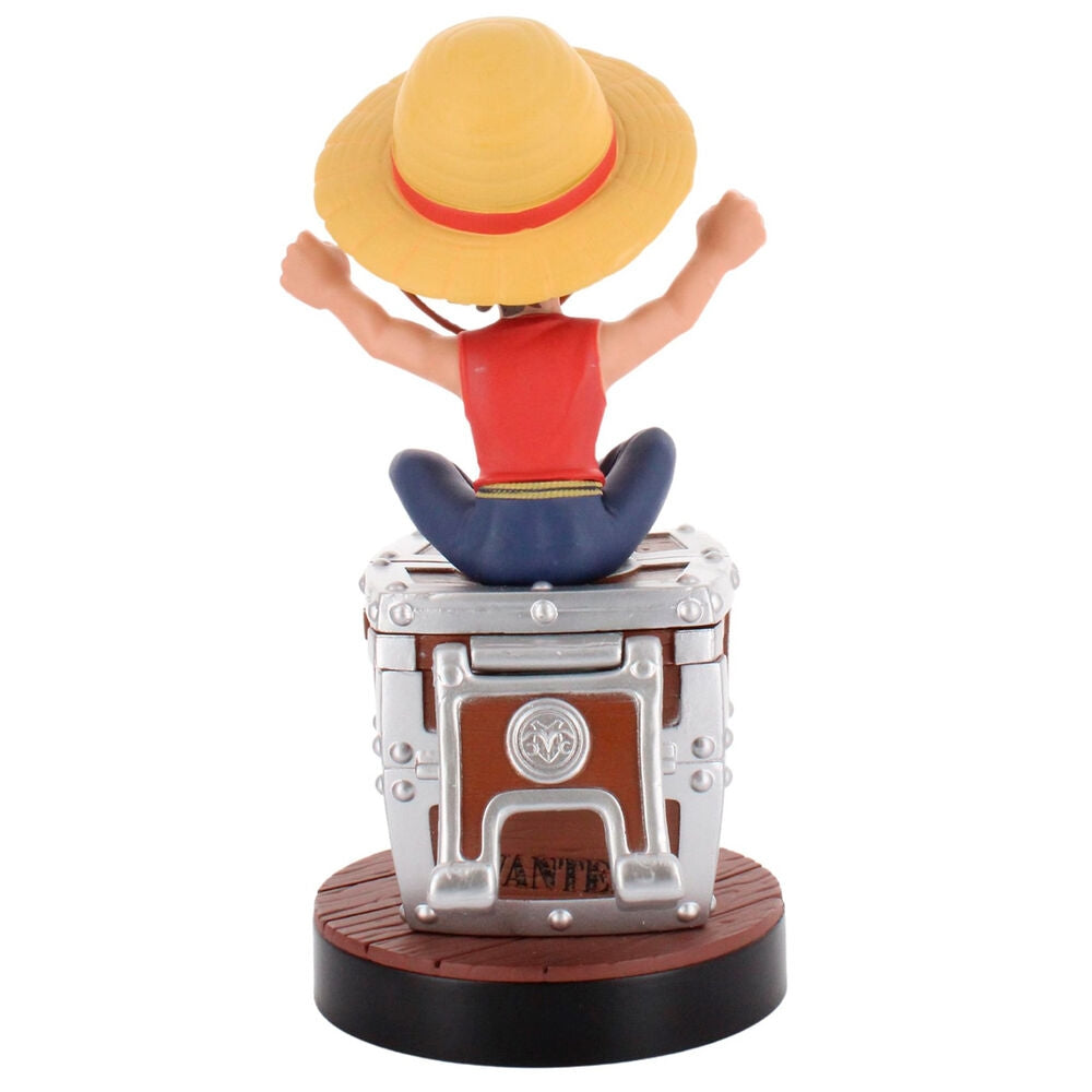 One Piece Luffy Wanted Poster Display Stand, 20 cm Cable Guy