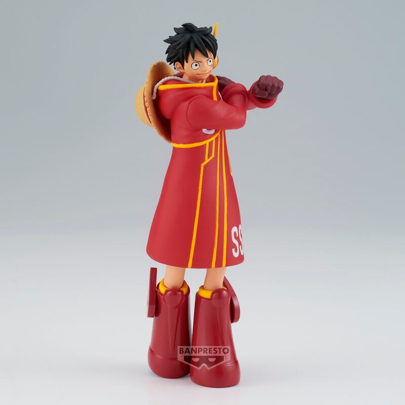 One Piece Monkey D. Luffy Egghead Figur, 14 cm samlarobjekt