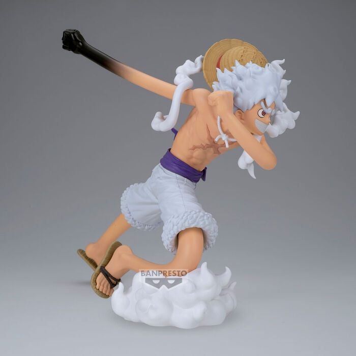 One Piece Monkey D. Luffy Gear 5 Grandista figur, 22cm