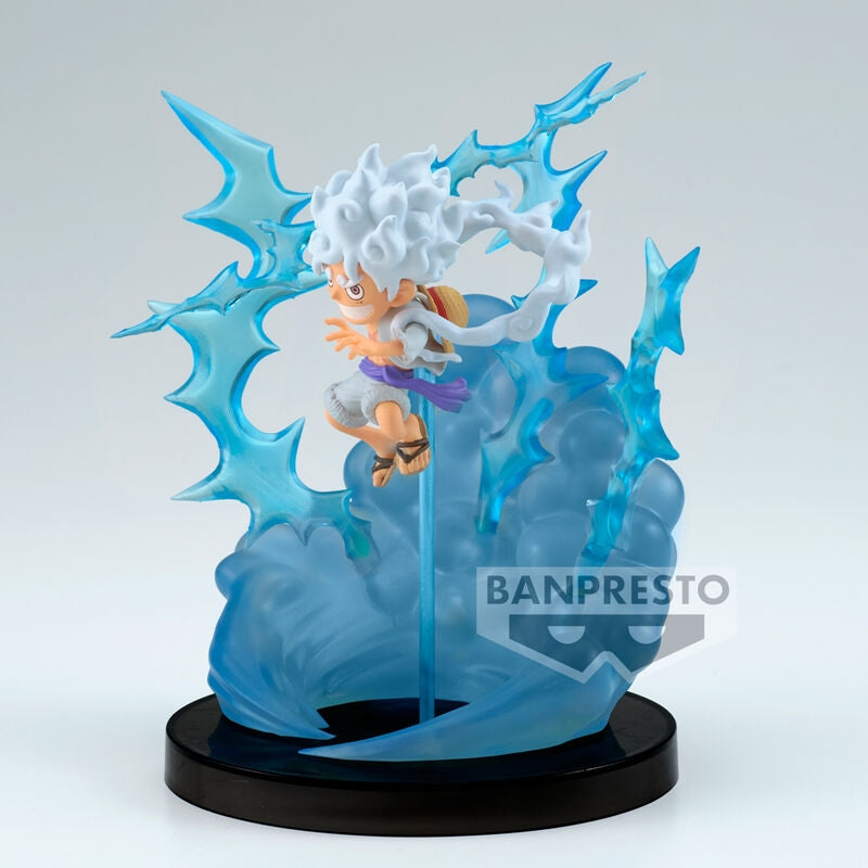 One Piece Monkey D Luffy Gear 5 figur, 13 cm samlarobjekt