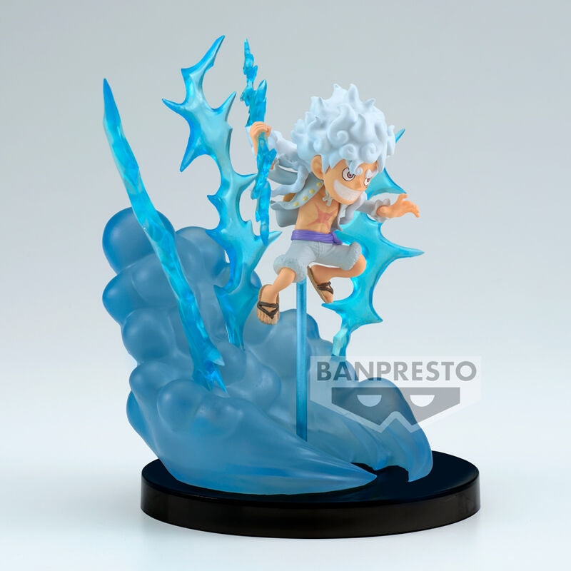 One Piece Monkey D Luffy Gear 5 figur, 13 cm samlarobjekt