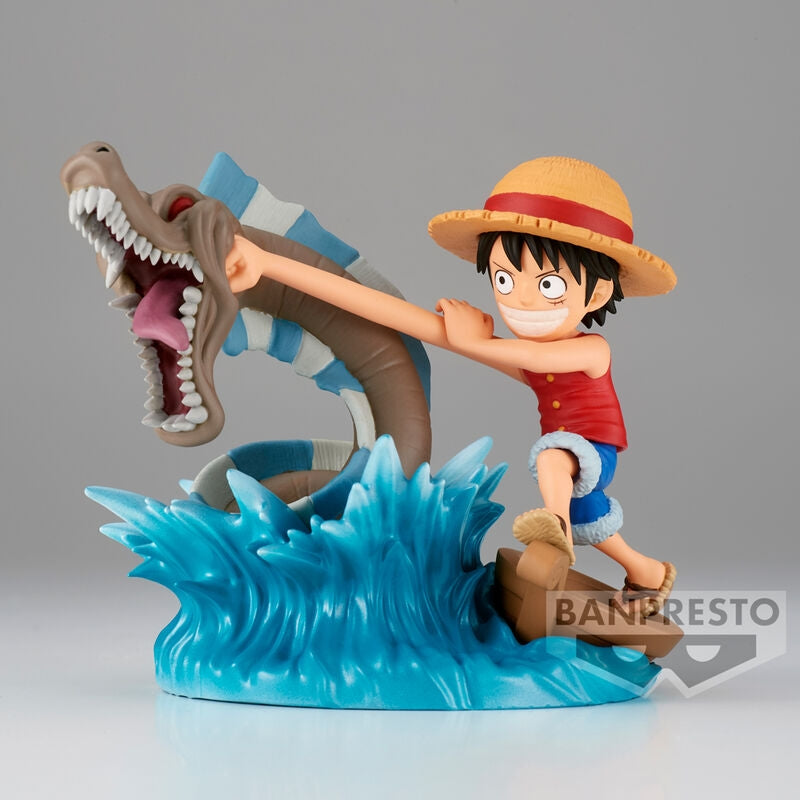 One Piece Monkey D. Luffy vs Local Sea Figure, 7 cm
