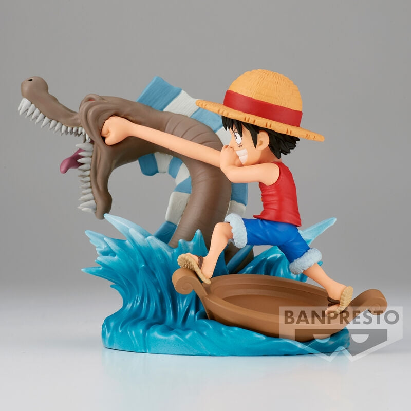 One Piece Monkey D. Luffy vs Local Sea Figure, 7 cm