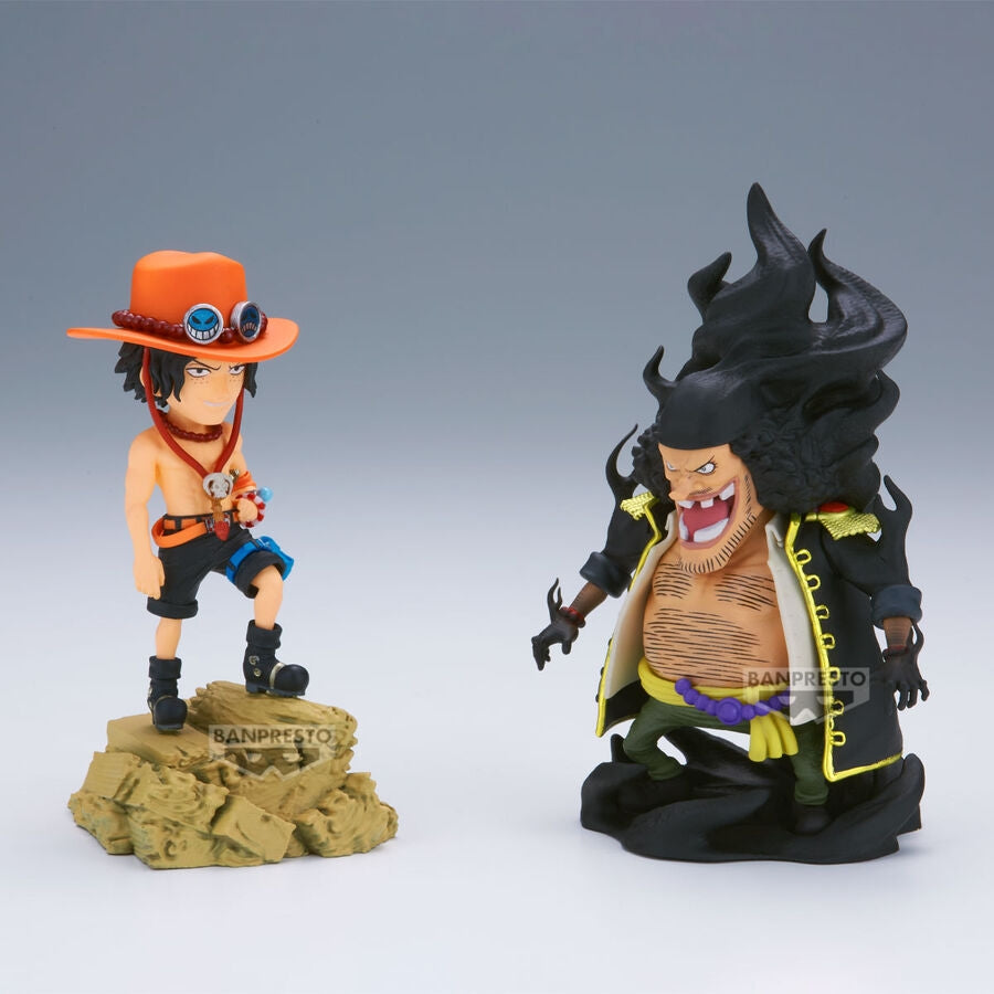 One Piece Portgas D. Ace vs Marshall D. Teach Figur 8cm