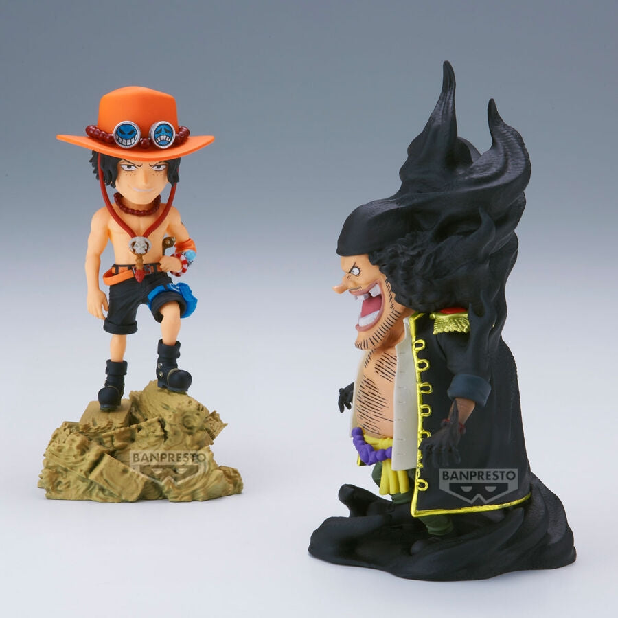 One Piece Portgas D. Ace vs Marshall D. Teach Figur 8cm
