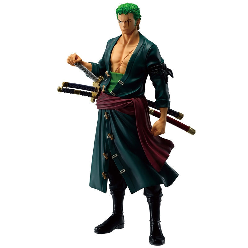 One Piece Roronoa Zoro Figur, 25 cm, Ichibansho samlarobjekt