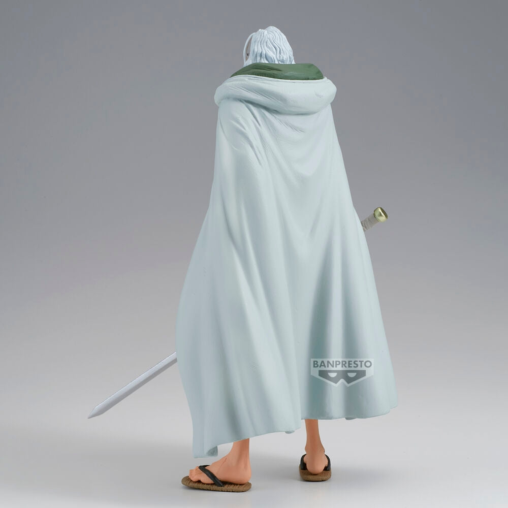 One Piece Silvers Rayleigh-figur, 23 cm samlarstaty