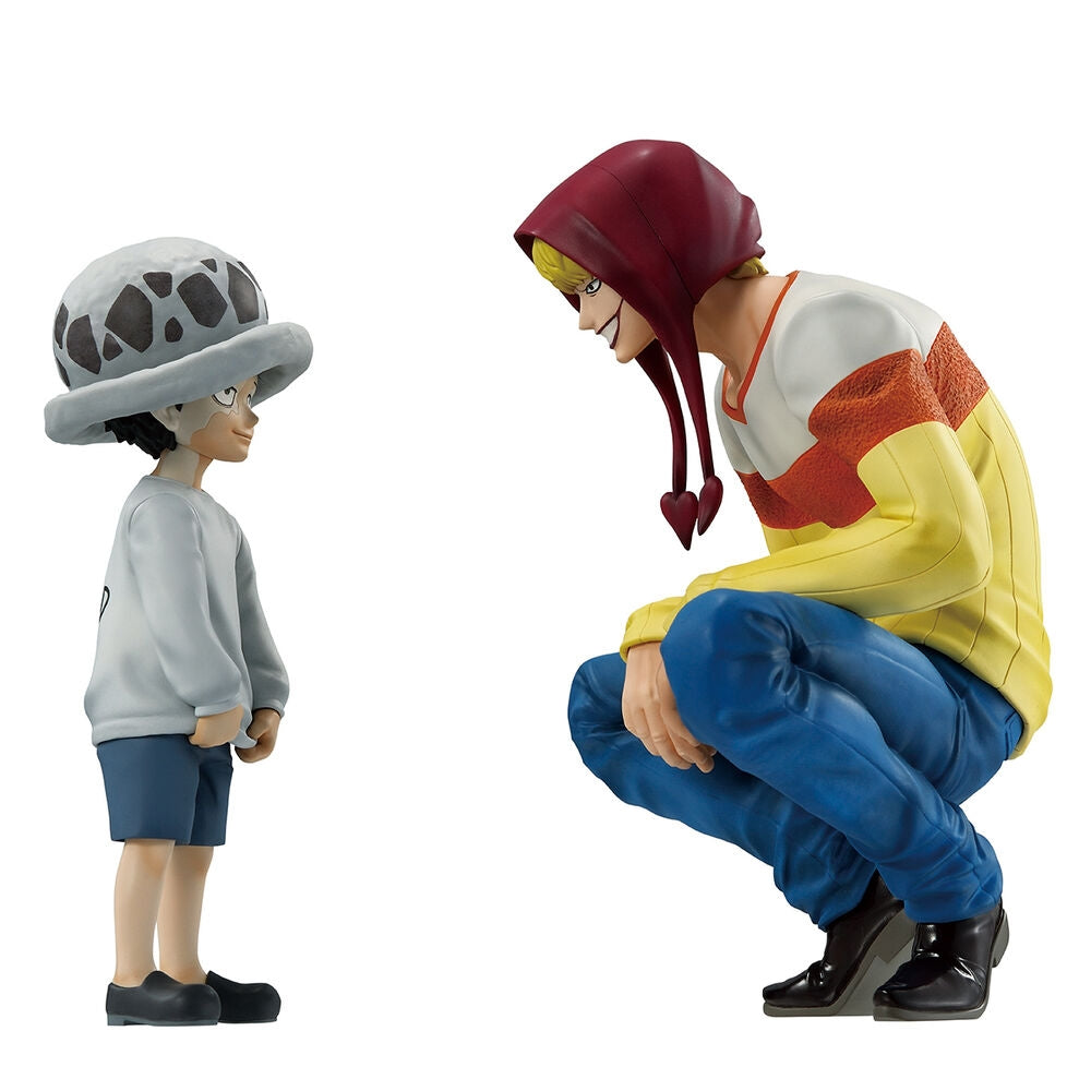 One Piece Trafalgar Law & Corazon Ichibansho Figurer 11cm