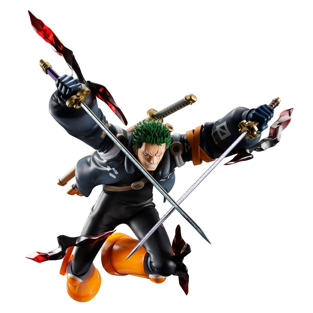 One Piece Zoro-figur, 15 cm, Energy Burst-mästerverk