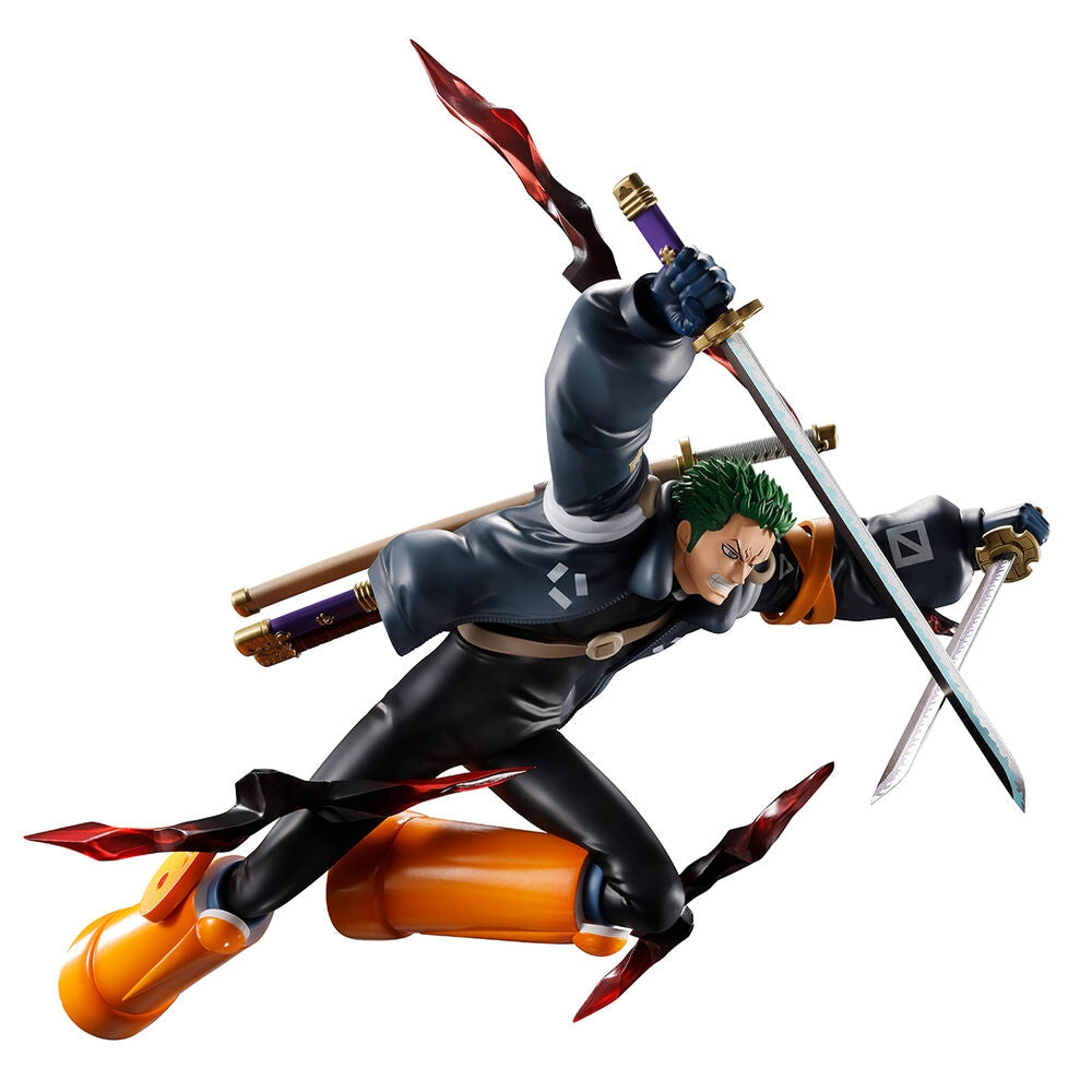 One Piece Zoro-figur, 15 cm, Energy Burst-mästerverk
