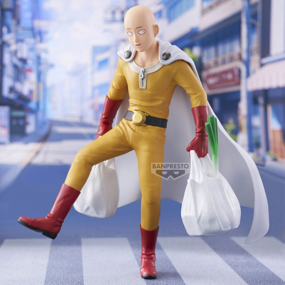 One Punch Man Saitama Action Figur 20 cm, samlarleksak