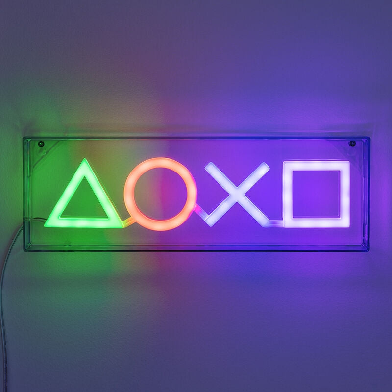 PlayStation Symbols LED-lampa med färgbyte