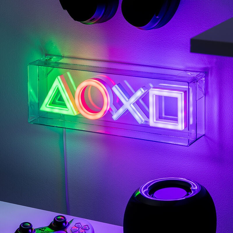 PlayStation Symbols LED-lampa med färgbyte