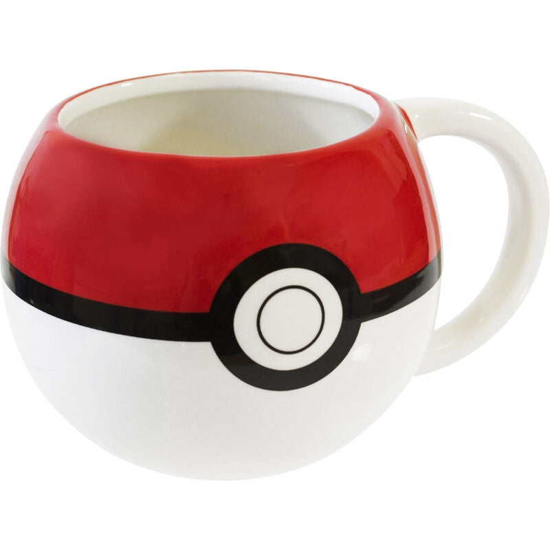 Poke-Ball 3D-mugg, 445 ml kapacitet, perfekt för samlare