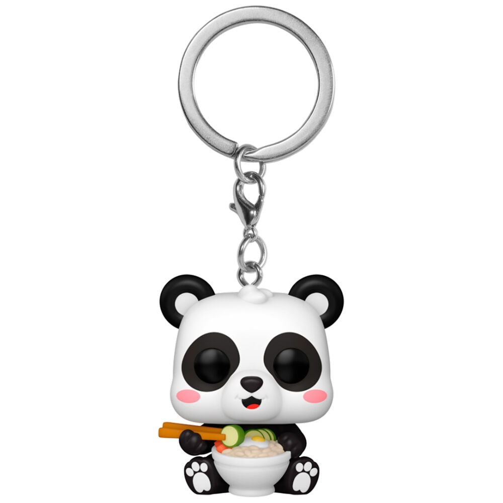Poke Panda POP-nyckelring - Kawaii Foodie Collectible