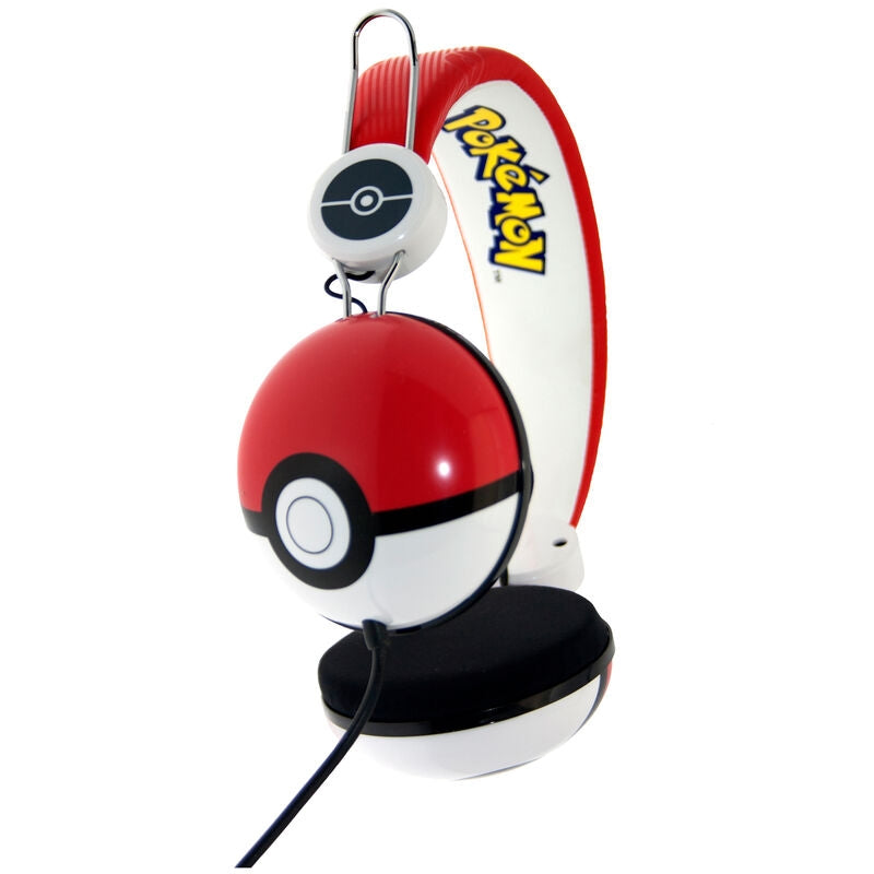 Pokeball Universal-hörlurar med inbyggd mikrofon och volymkontroll