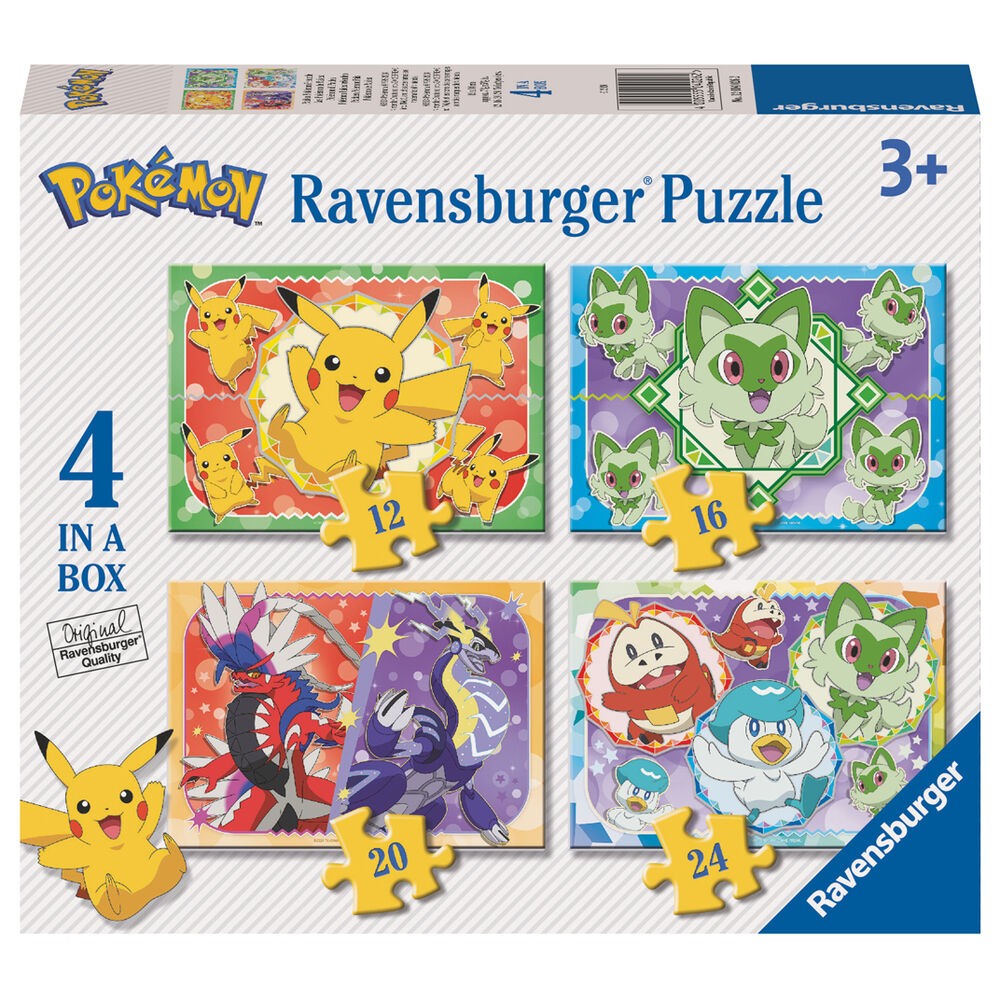 Pokemon Pussel Set - 12, 16, 20, 24 bitar