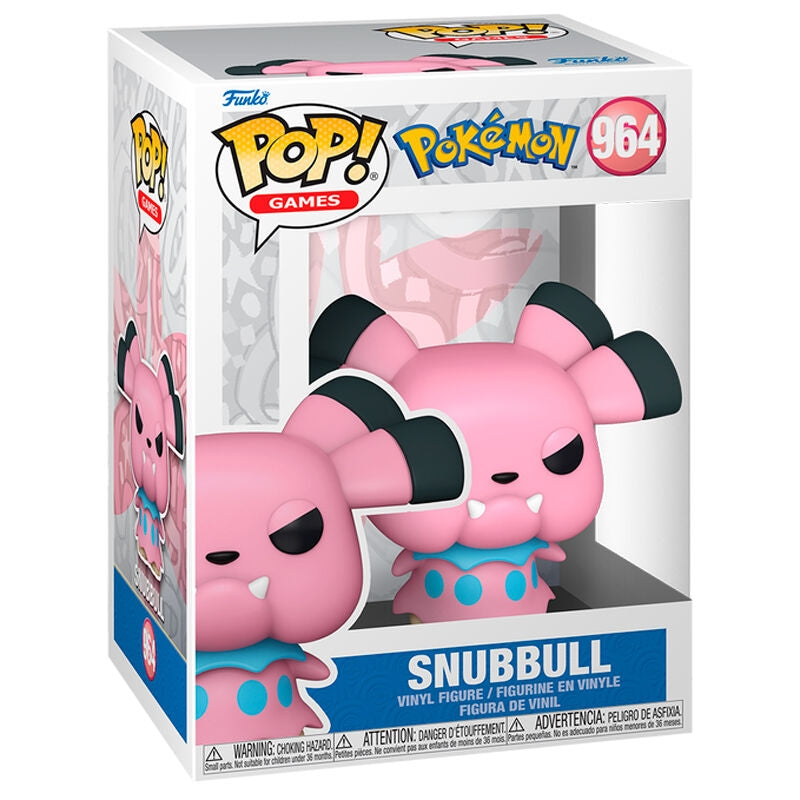 Pokemon Snubbull-figur, samlarleksak, 4-tumsstorlek