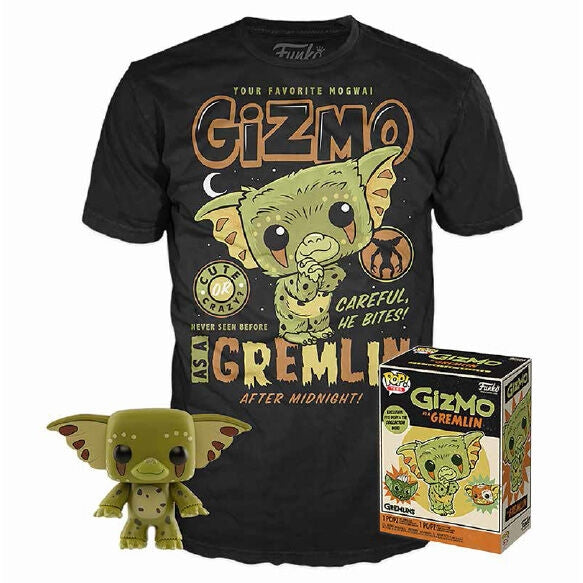 Popfigur och t-shirt, exklusiv Gizmo-design, samlarobjekt
