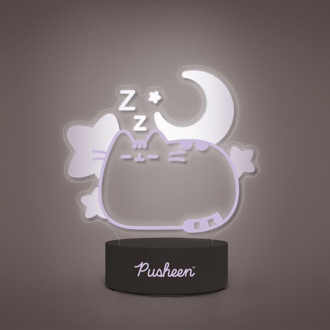 Pusheen Dreams LED-lampa - söt design, mjukt sken, batteridriven