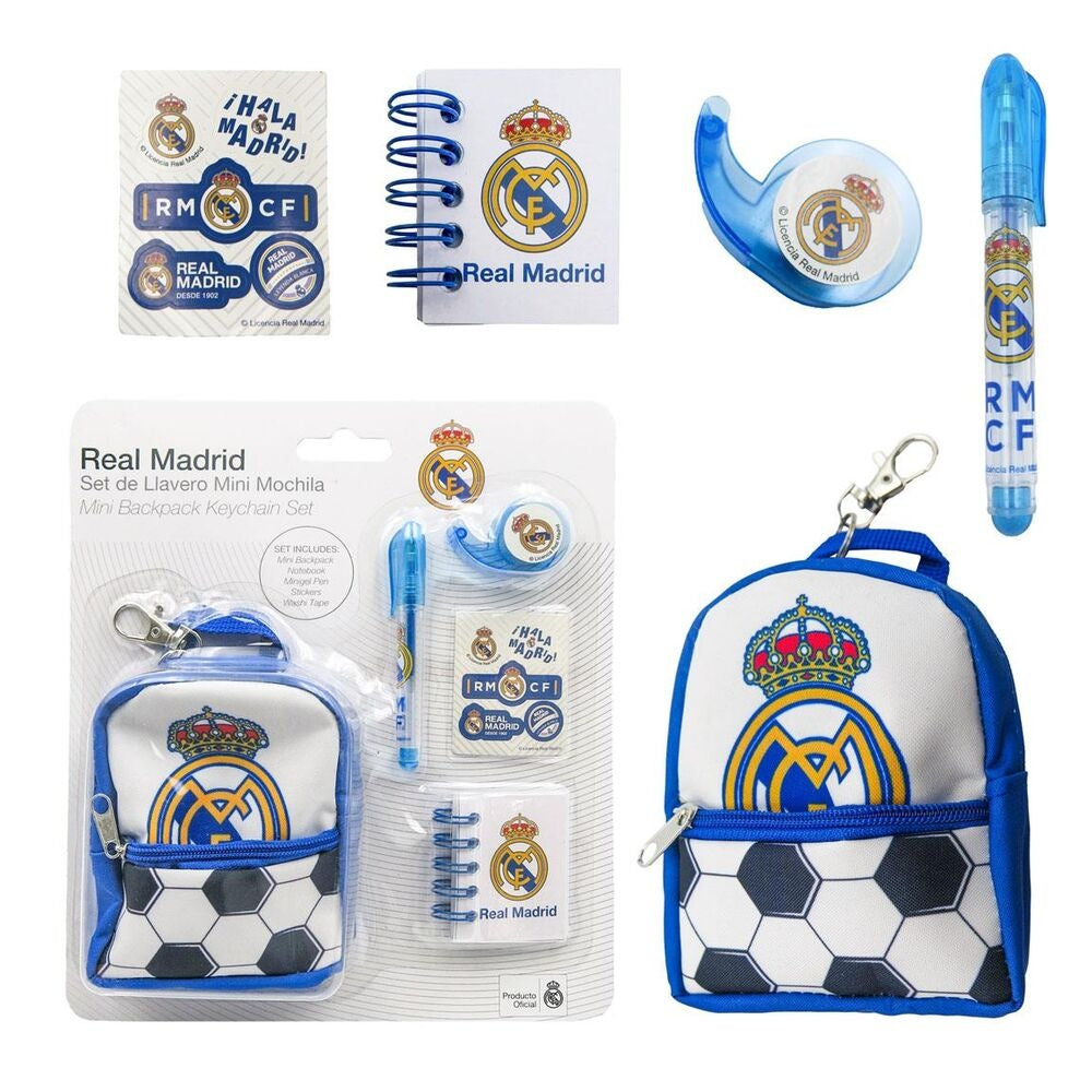 Real Madrid Mini Ryggsäck Set med brevpapper