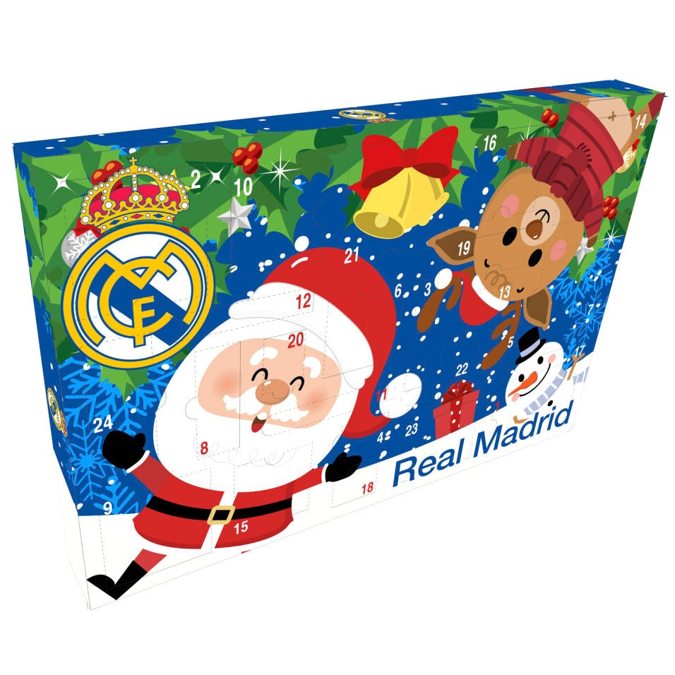 Real Madrid adventskalender med 24 överraskningar och samlarföremål