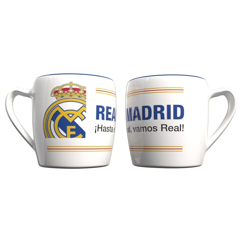 Real Madrid tvåfärgad 380 ml mugg för kaffe och te