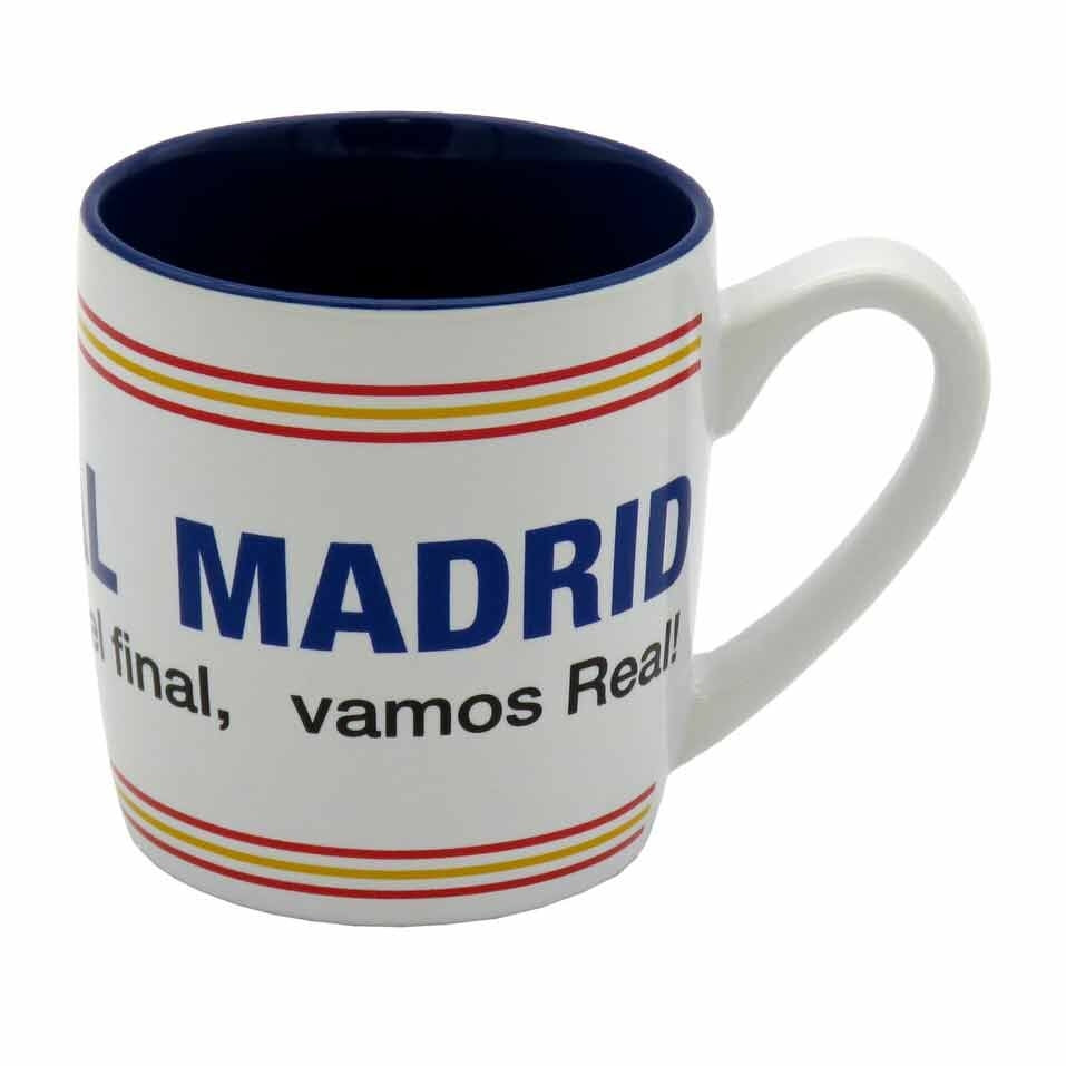 Real Madrid tvåfärgad 380 ml mugg för kaffe och te
