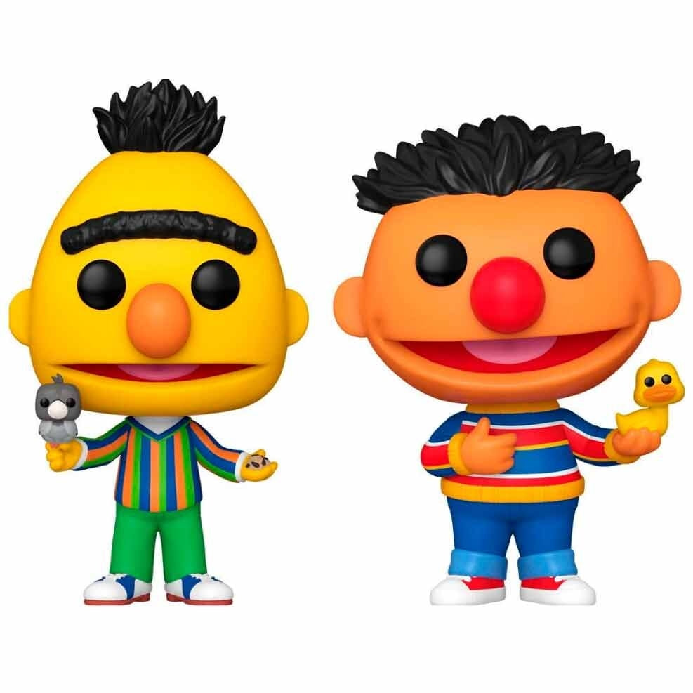 Sesame Street Bert & Bernie exklusiva actionfigurer i 2 paket