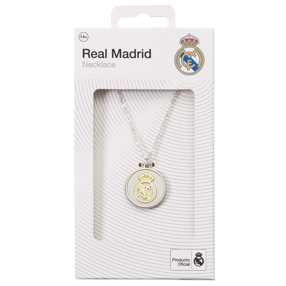 Silverhalsband med Real Madrid Design