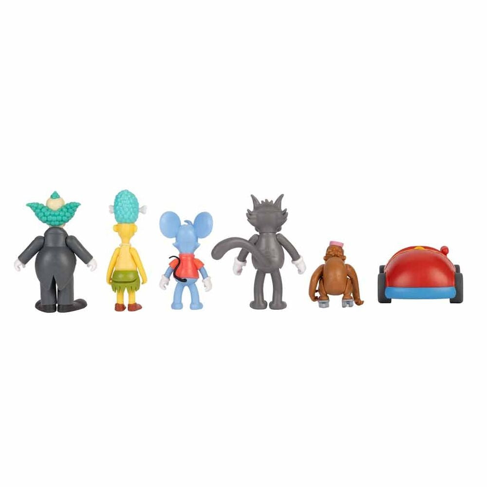 Simpsons 7 cm figurer Paket med 6 samlarleksaker
