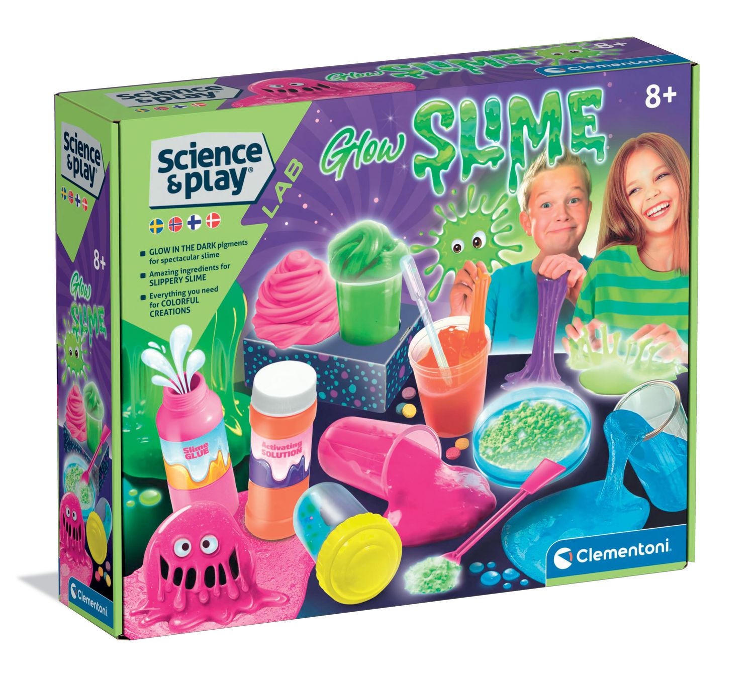 Slime Science Kit för barn, roliga kemiexperiment