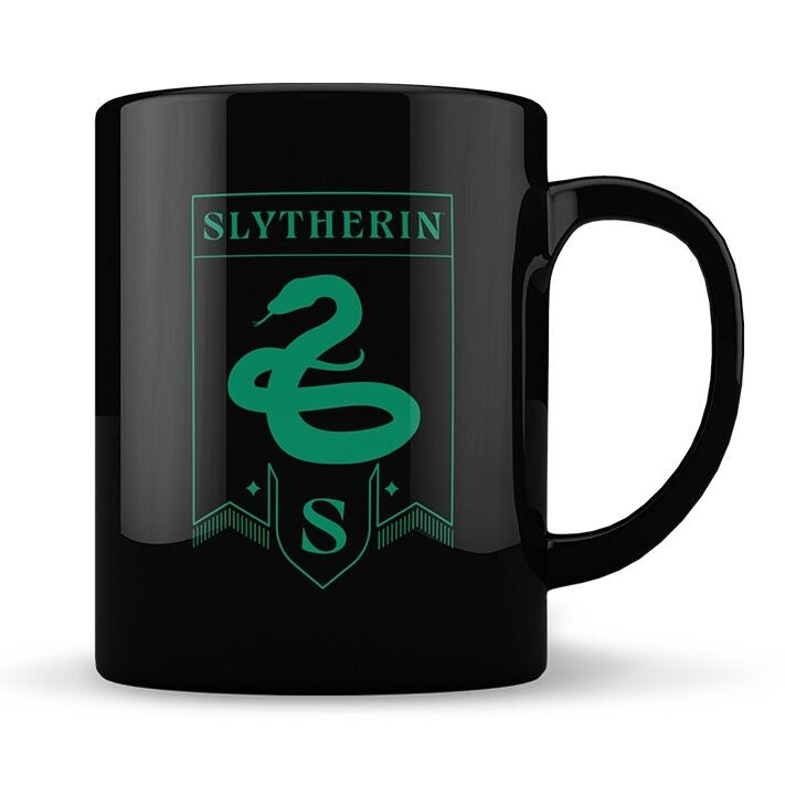 Slytherin Premium-mugg för kaffe och te, 11 oz kapacitet