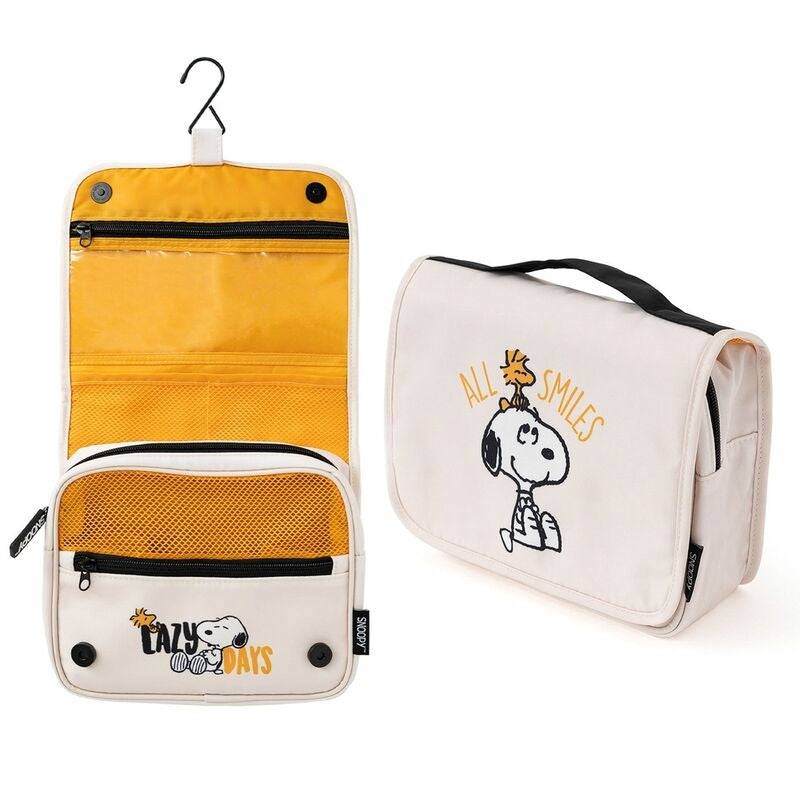 Snoopy Vanity Case med spegel och förvaringsfack