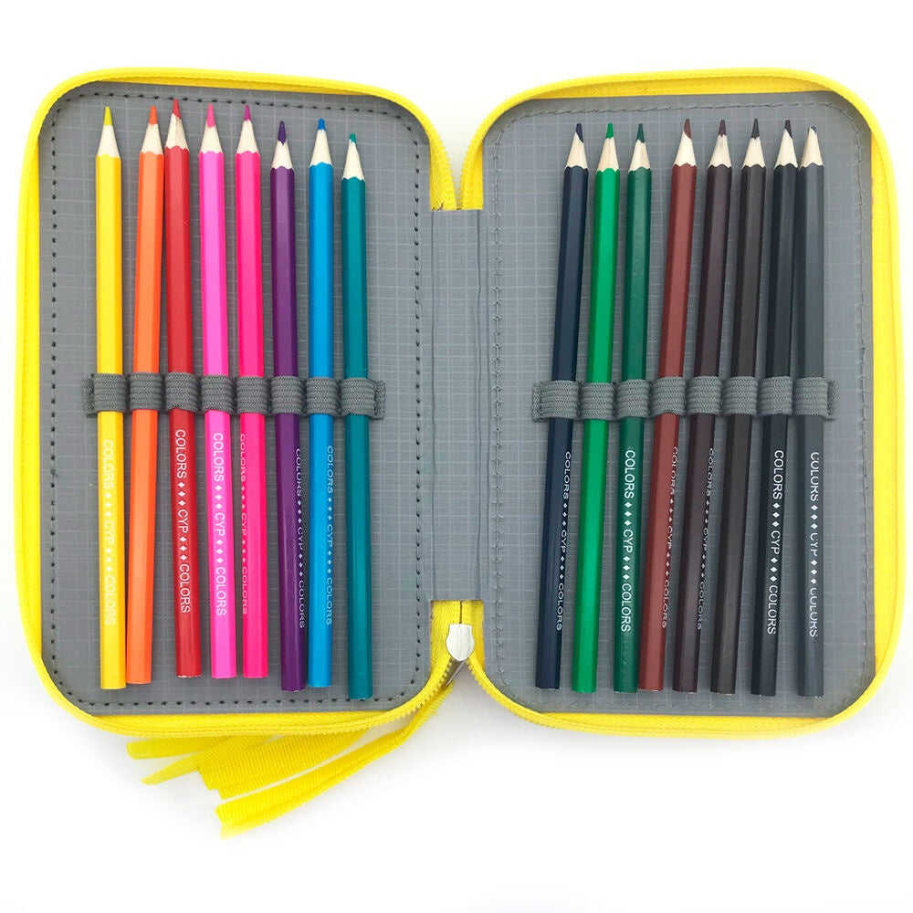 Snoopy pennfodral med dragkedja, slitstarkt material, rolig design