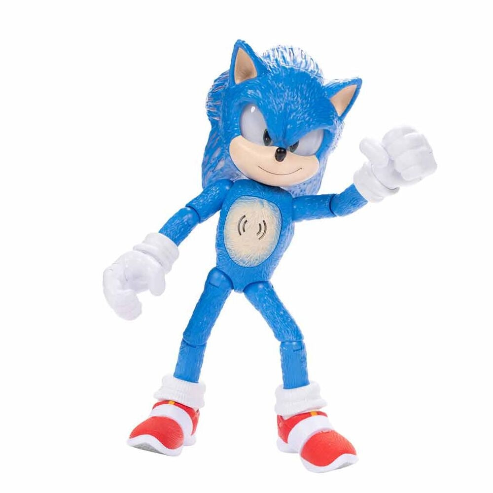 Sonic 3 interaktiv figur, 35 cm lång, filmsamlingsobjekt