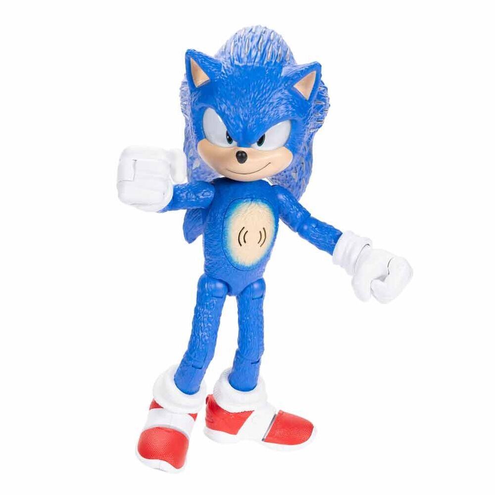 Sonic 3 interaktiv figur, 35 cm lång, filmsamlingsobjekt
