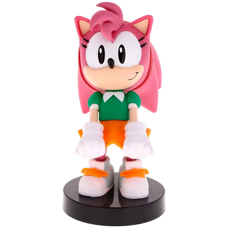 Sonic Amy Rose figurklämfäste, 20 cm skärmstativ