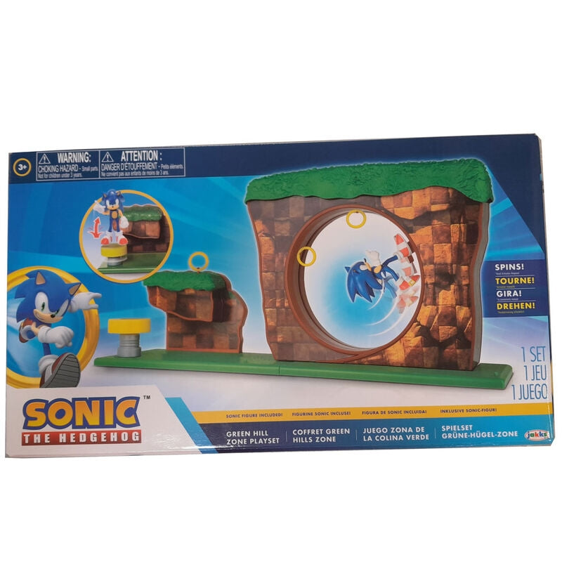 Sonic Green Hill Zone lekset med figurer och tillbehör