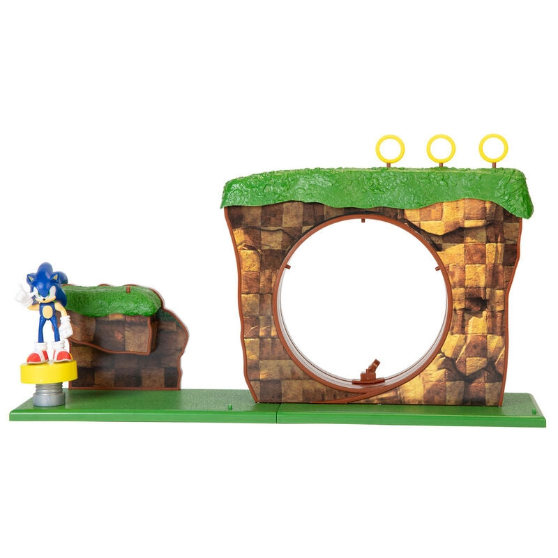 Sonic Green Hill Zone lekset med figurer och tillbehör