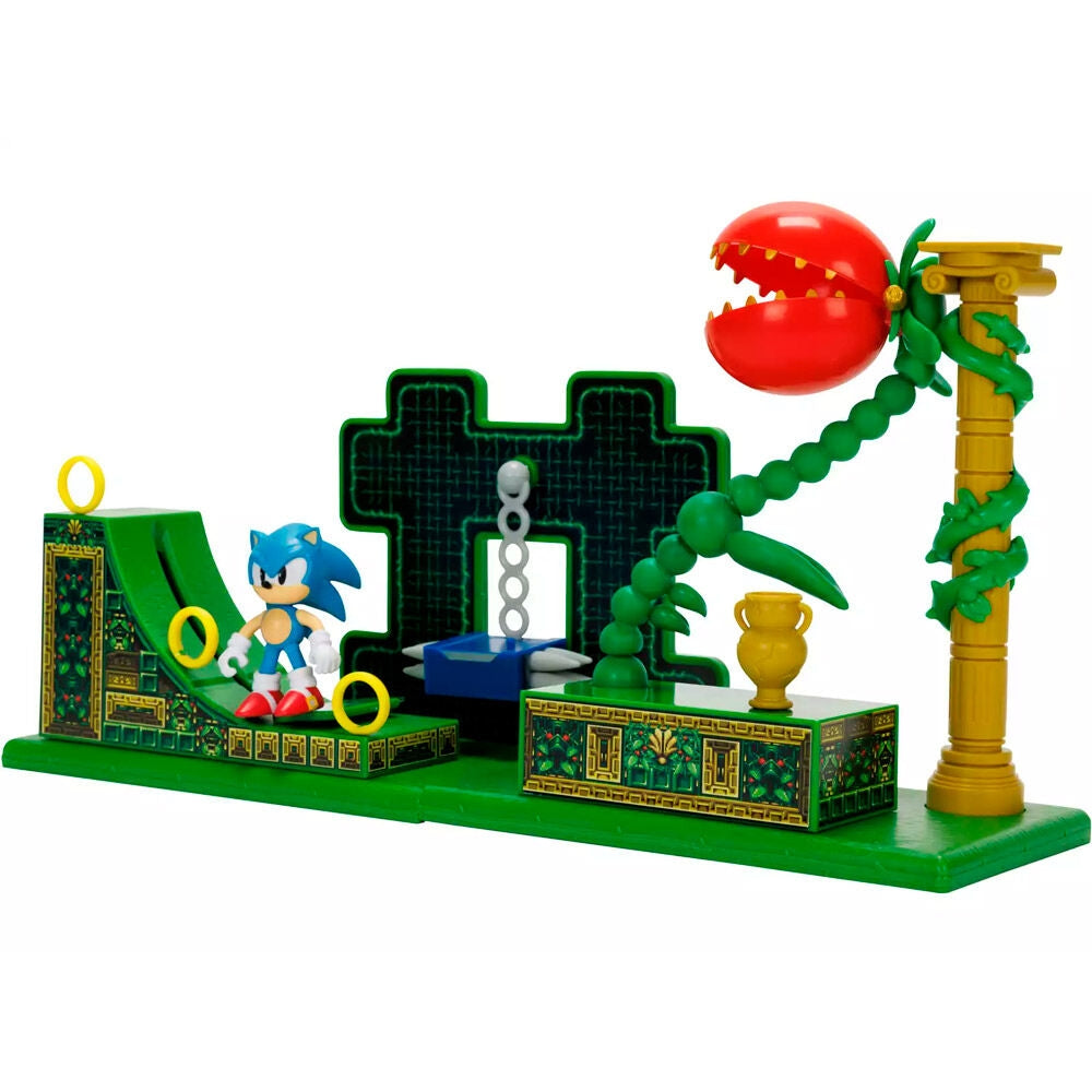 Sonic Stardust Speedway Zone lekset med tillbehör och figurer