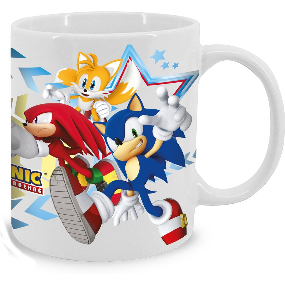 Sonic The Hedgehog 325 ml kaffemugg, keramiska dryckesartiklar