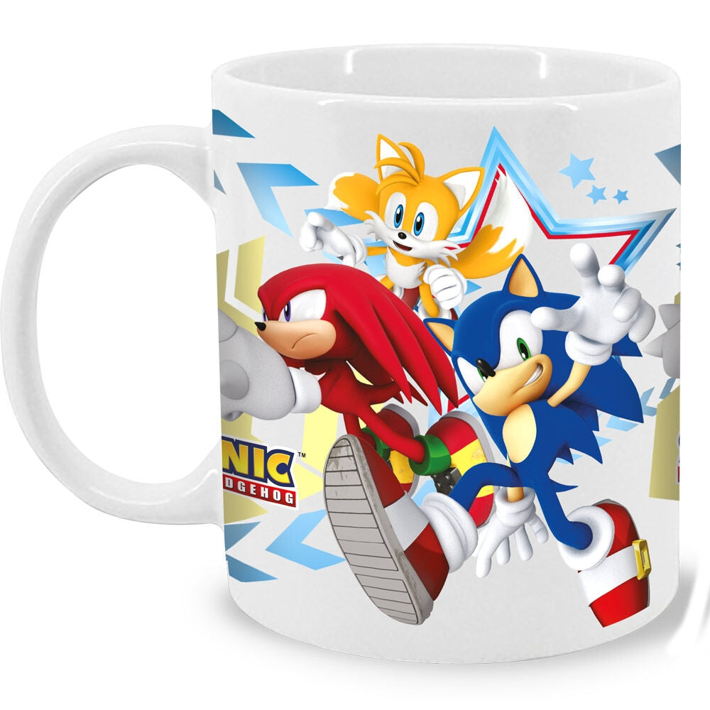 Sonic The Hedgehog 325 ml kaffemugg, keramiska dryckesartiklar