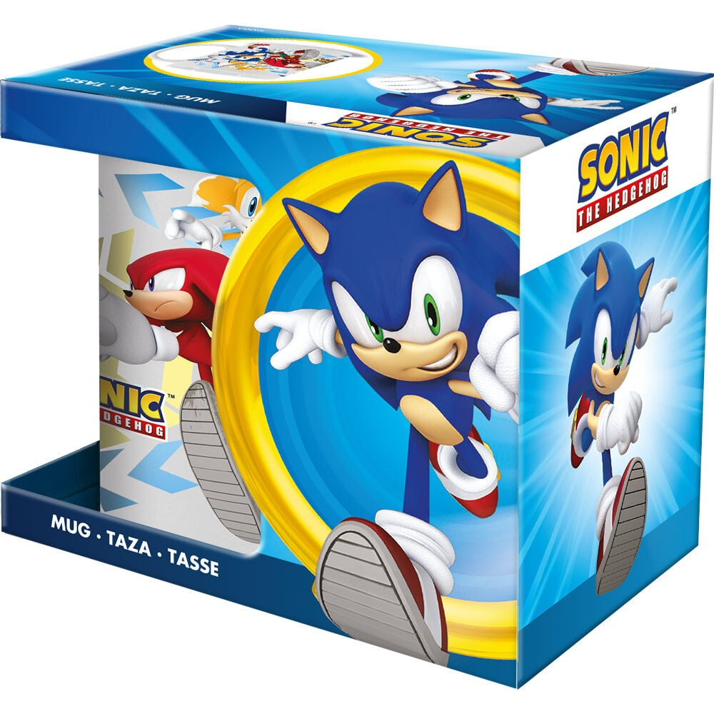 Sonic The Hedgehog 325 ml kaffemugg, keramiska dryckesartiklar