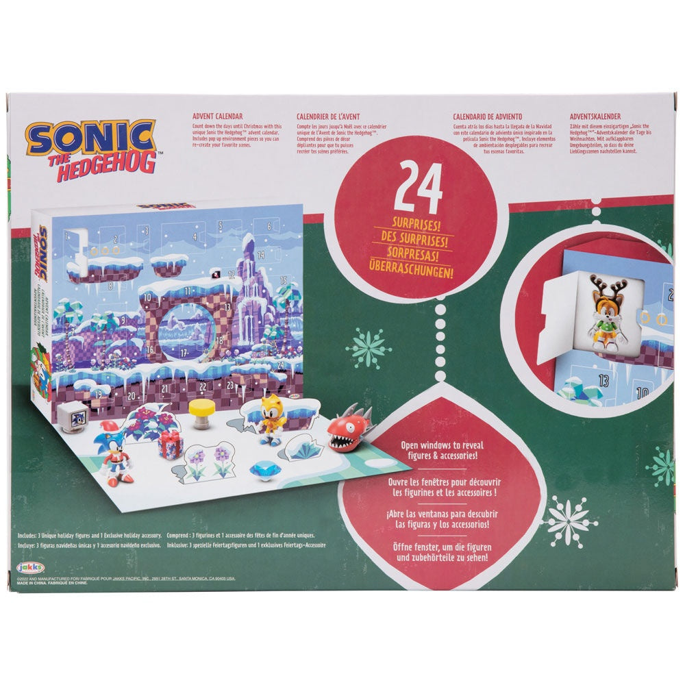 Sonic adventskalender med samlarfigurer och tillbehör