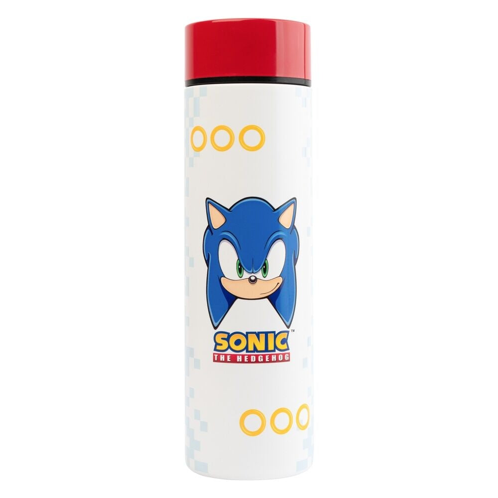 Sonic the Hedgehog 420ml vattenflaska i rostfritt stål